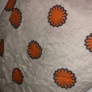 Aden + Anais Orange flower swaddle